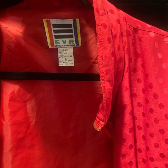 Red Bomber jacket - Picture 3 of 5